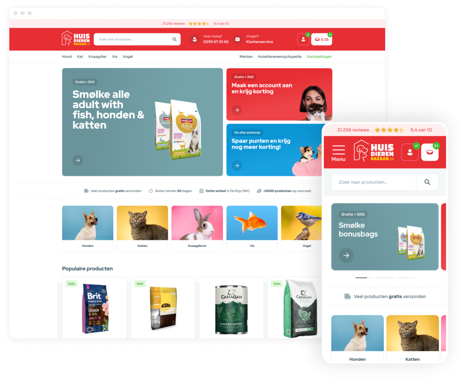 Huisdierenbazaar webshop